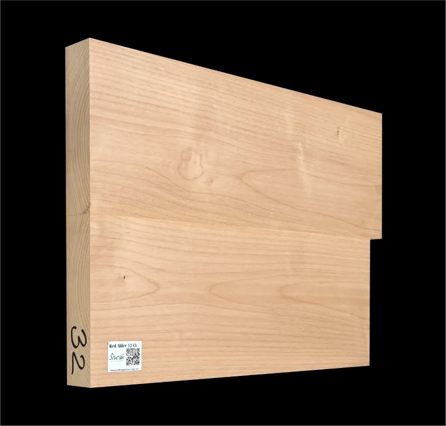 Americká Jelša Gitarové drevo ARA 032 CL - 540/510 x 380 x 46 mm