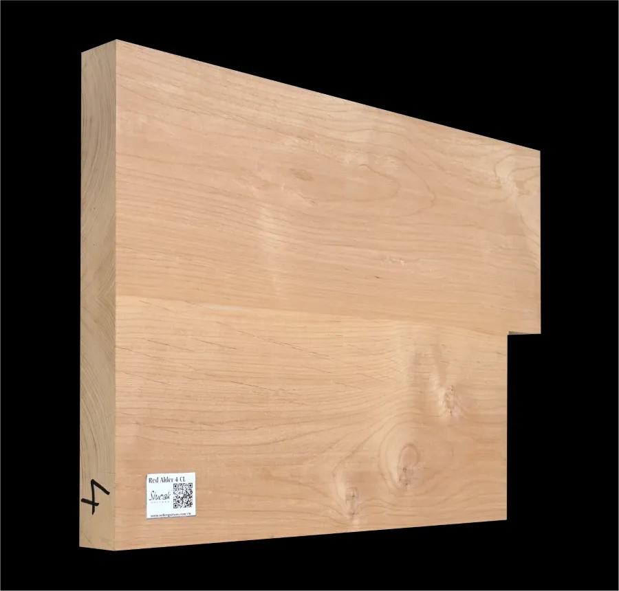 Americká Jelša Gitarové drevo ARA 4 CL - 545/485 x 380 x 46 mm