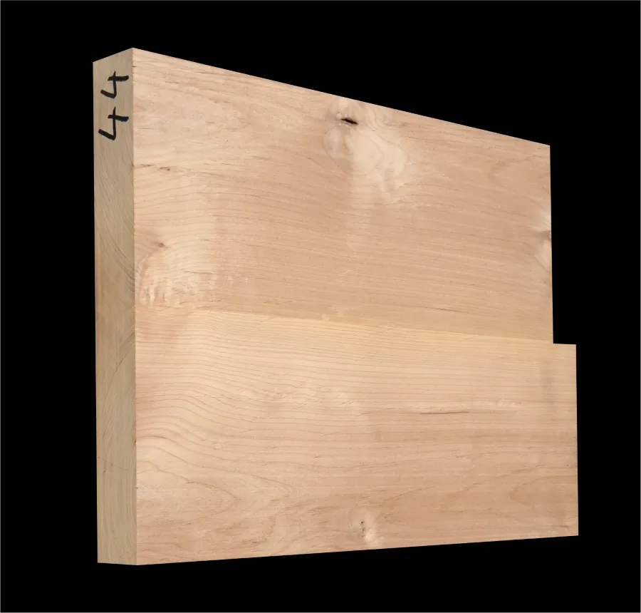 Americká Jelša Gitarové drevo ARA 44 CL - 490/455 x 350 x 46 mm