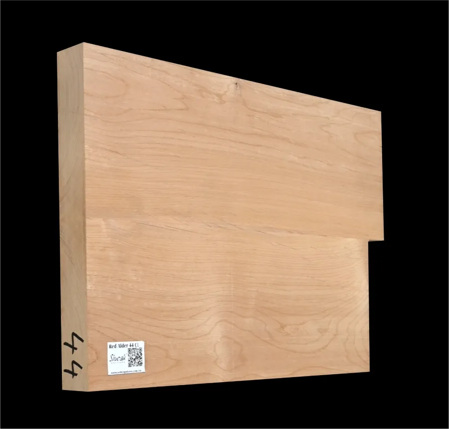 Americká Jelša Gitarové drevo ARA 44 CL - 490/455 x 350 x 46 mm