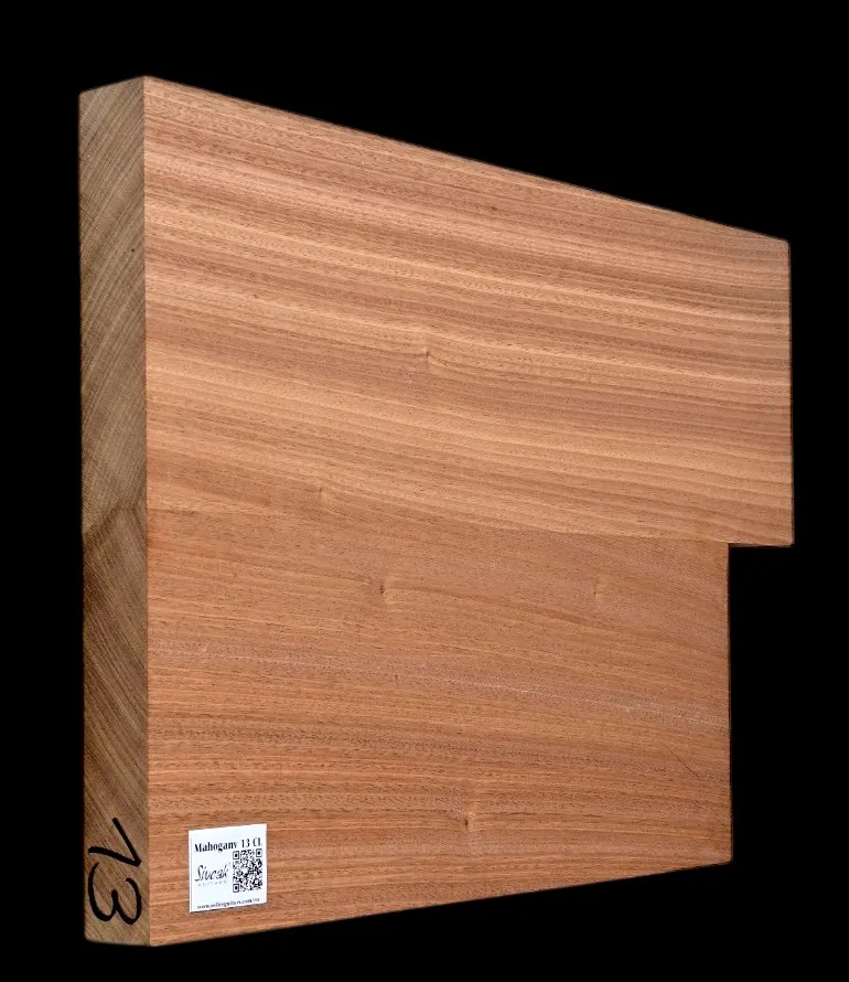 Mahagón Drevo na Gitaru MHGS 13 CL- 550/475 x 390 x 45 mm