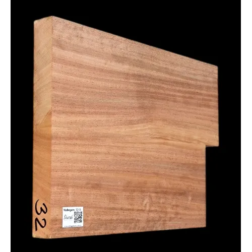 Mahagón Drevo na Gitaru- Basgitaru MHGS 32CL - 500/450 x 365 x 46 mm