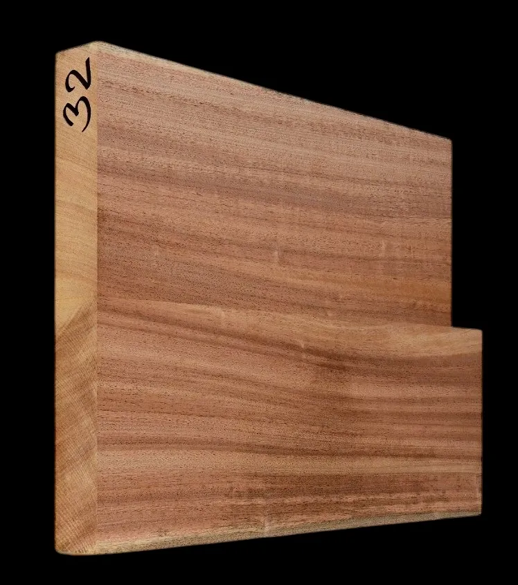 Mahagón Drevo na Gitaru- Basgitaru MHGS 32CL - 500/450 x 365 x 46 mm