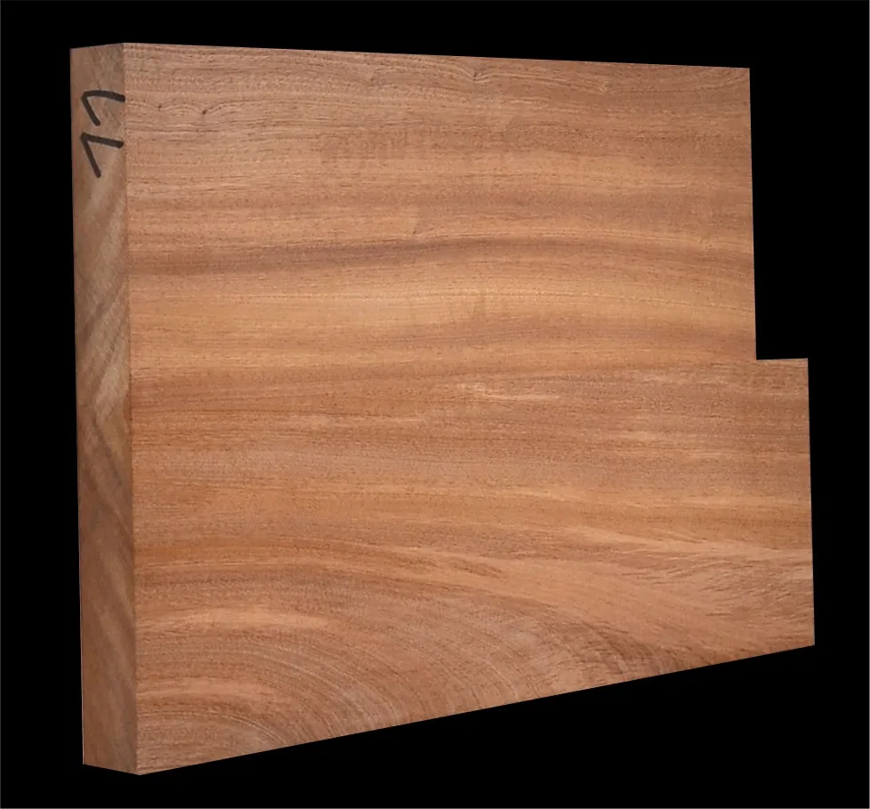 Mahagón Drevo na Gitaru 490/443 x 345 x 45 mm Mahagón Drevo na Gitaru 490/443 x 345 x 45 mm