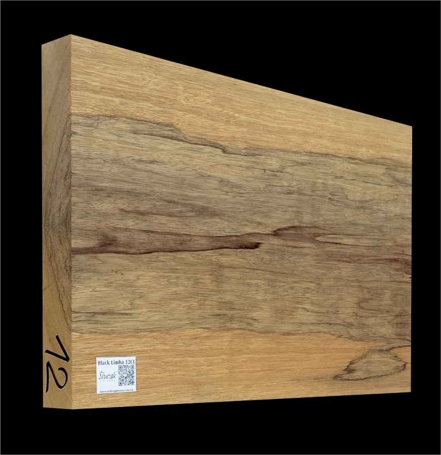 Čierna Limba Gitarové drevo BL 12 CL - 530 x 340 x 46mm