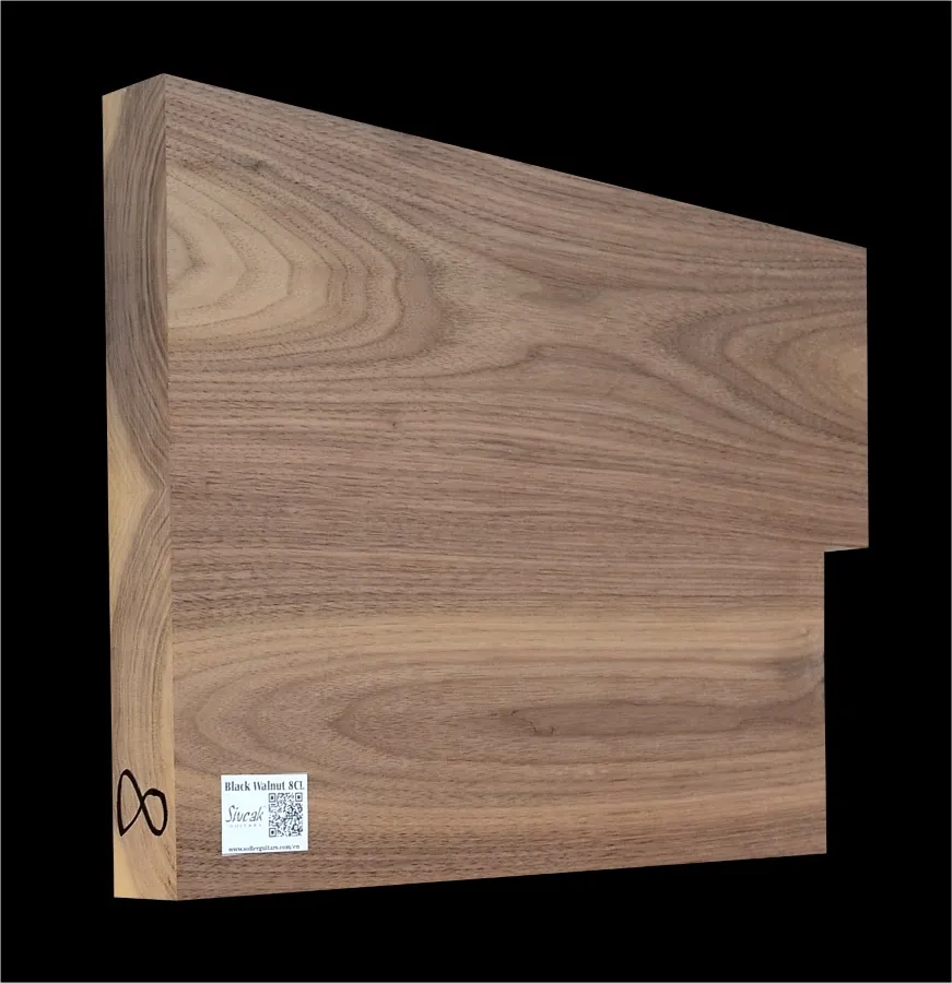 Orech Čierny USA Gitarové drevo BWT 8 CL  -495/455 x 348 x 46 mm