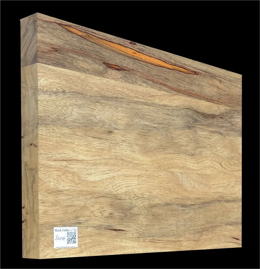 Čierna Limba Gitarové drevo BL 722 - 540 x 380 x 46 mm