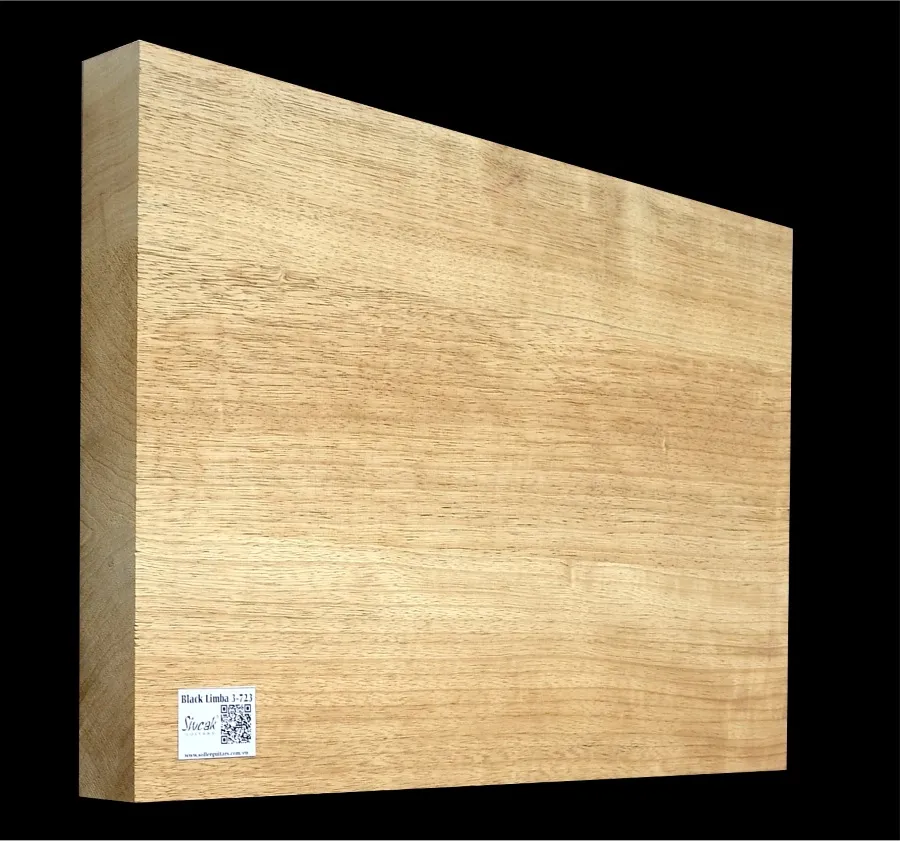 Čierna Limba Gitarové drevo BL 723 - 525 x 355 x 45 mm