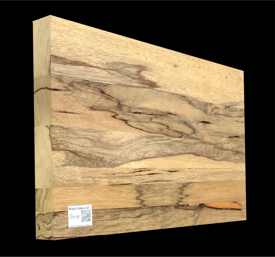 Čierna Limba Gitarové drevo BL 42 L - 500 x 340/310 x 46 mm