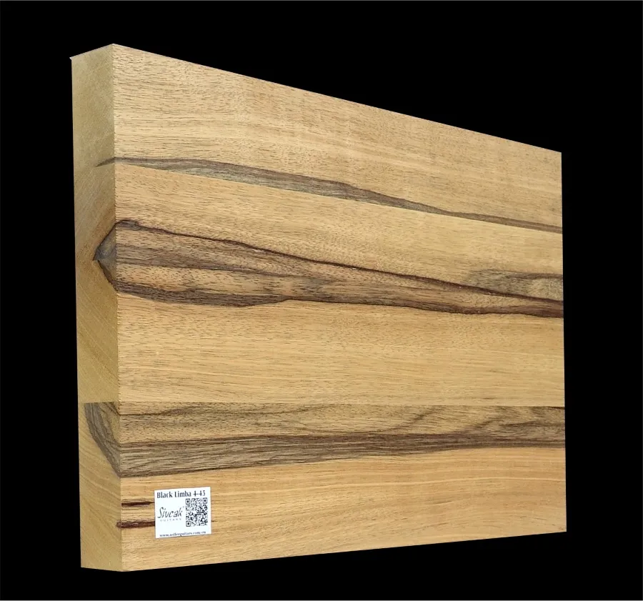Čierna Limba Gitarové drevo BL 45 - 490 x 340 x 46mm