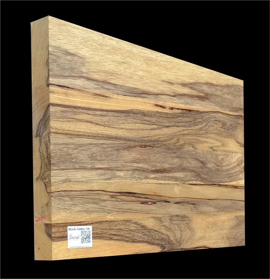 Čierna Limba Drevo na Gitarové Telo BL 54L -485 x 360/340 x 46 mm