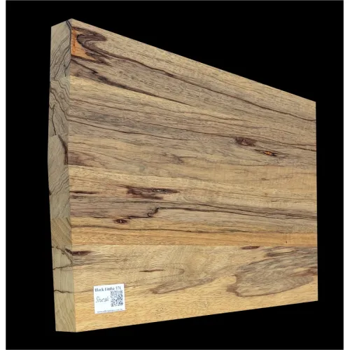 Čierna Limba Drevo na Gitarové Telo BL 57L - 490 x 370/325 x 46 mm