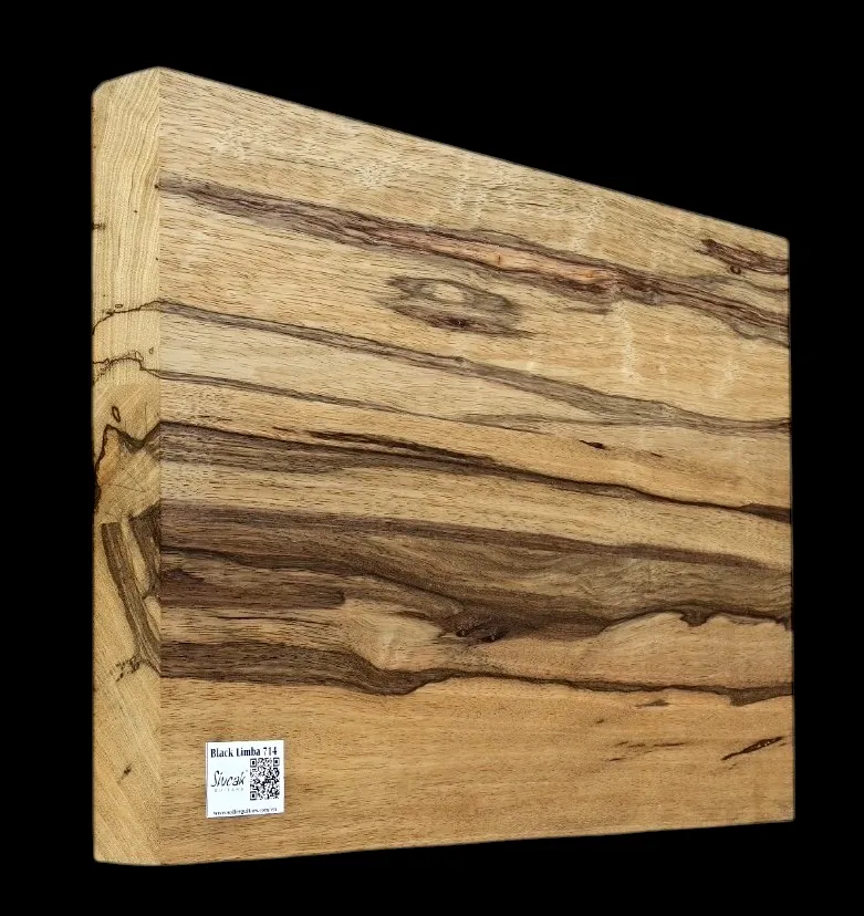 Čierna Limba Gitarové drevo BL 714 - 520 x 355 x 46 mm Čierna Limba Gitarové drevo BL 714 - 520 x 355 x 46 mm