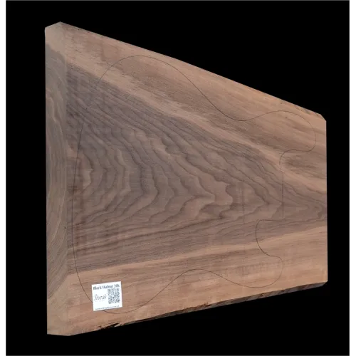 Orech Čierny USA Drevo na Gitaru- Basgitaru 575 x 390/320 x 46mm
