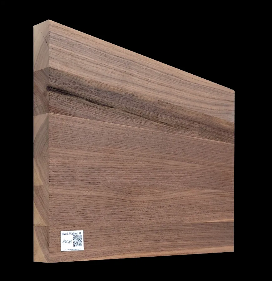 Orech Čierny USA Drevo na Gitaru- Basgitaru BWT 3L- 515 x 375 x 46 mm