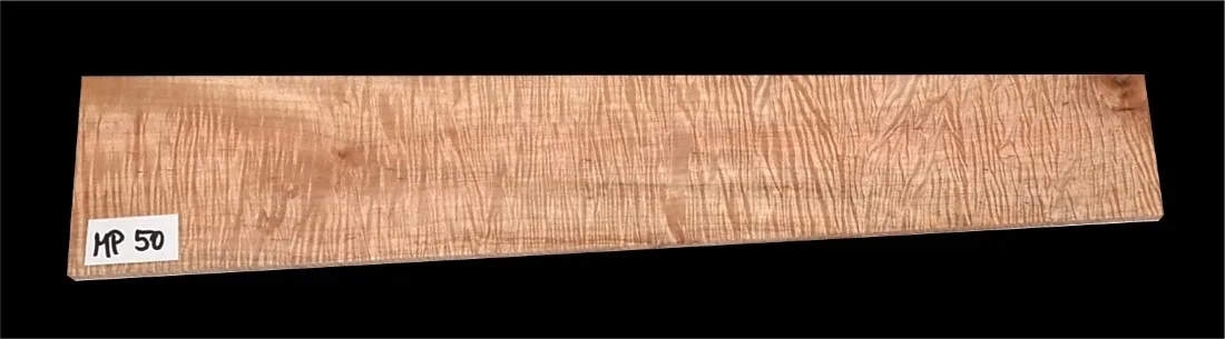 Javor SPALT Flame Hmatníková Doska Gitara MP-50 - 685 × 130/93 × 12 mm