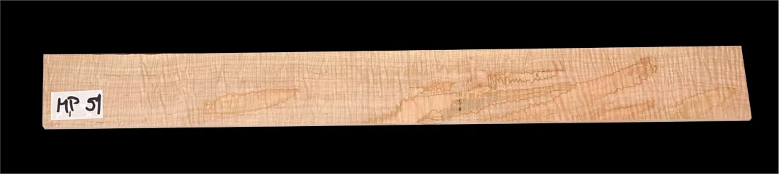 Javor SPALT Flame Hmatníková Doska Gitara MP-51 - 685 × 75 × 11,5 mm