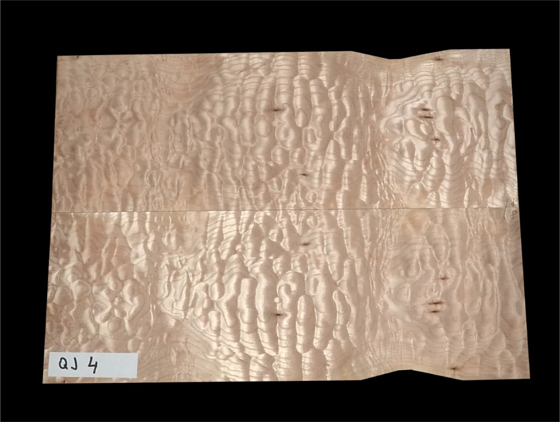 Quilted Maple QJ-4 TOP - 570 x 420 x 5 mm