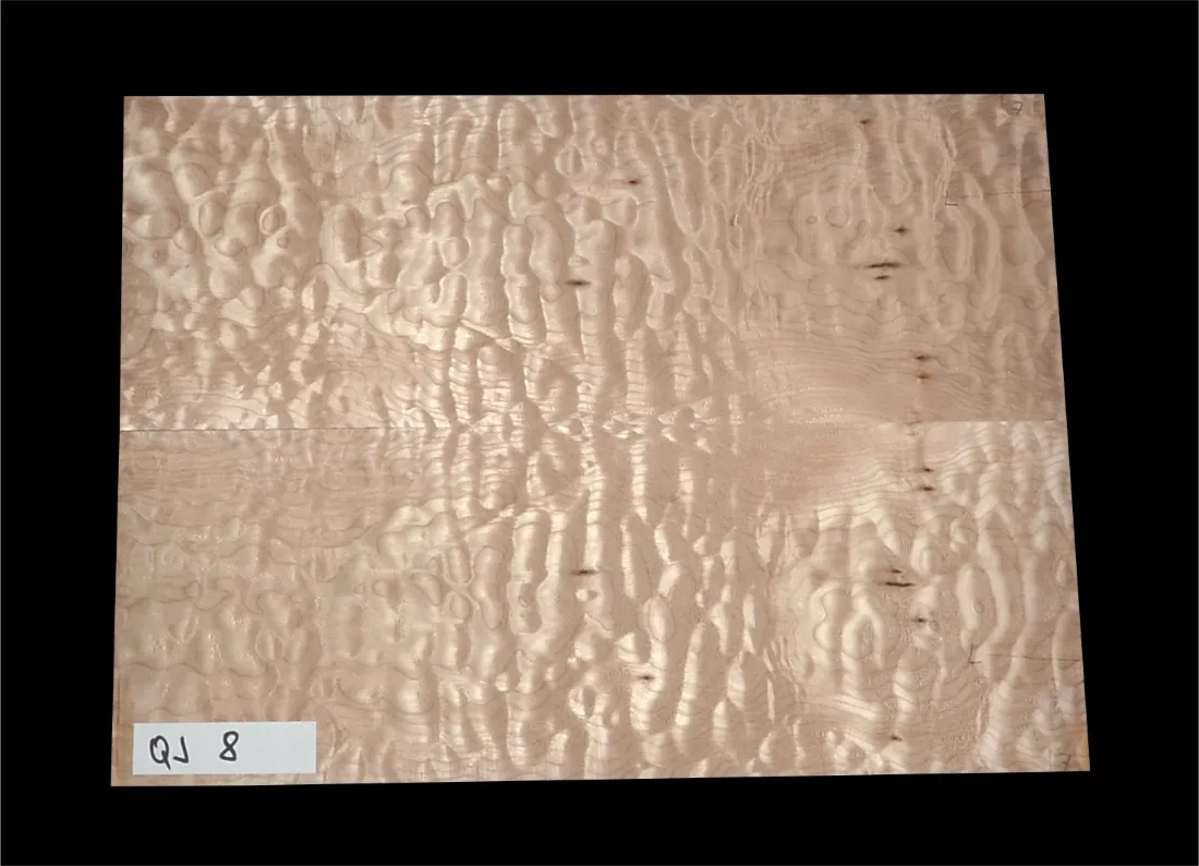 Quilted Maple QJ-8 TOP - 570 x 425 x 5mm