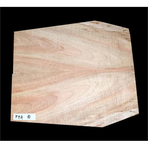 Javor Vlnitý Vrchná doska na Gitaru - Basgitaru FMA 10- 605 x 560/470 x 5,2 mm