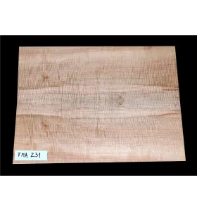 Javor Vlnitý Vrchná doska na Gitaru - Basgitaru FMA 231 - 550 x 420/410 x 5,4 mm