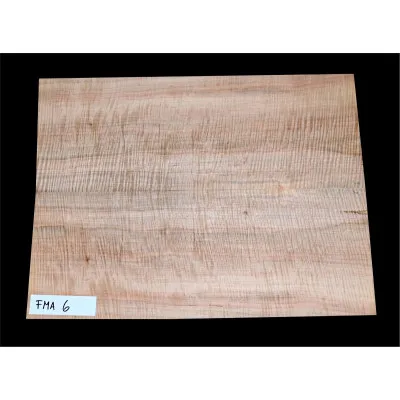 Javor Vlnitý Vrchná doska na Gitaru - Basgitaru FMA 6- 550 x 425 x 5,4 mm