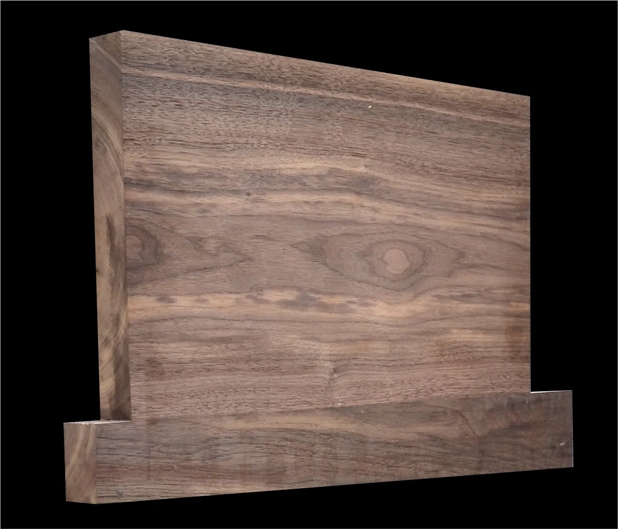 Orech Čierny USA Drevo na Gitaru- Basgitaru 505 x 380 x 45  mm