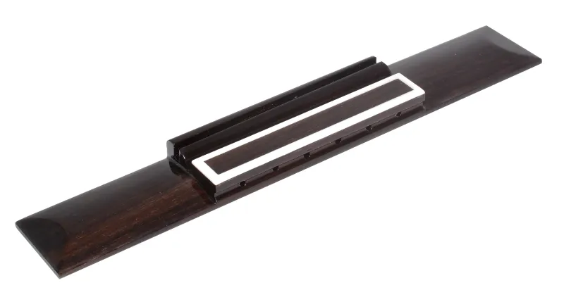 Partsland J75 - Classic Guitar Bridge, Rosewood, Gloss Lacquer