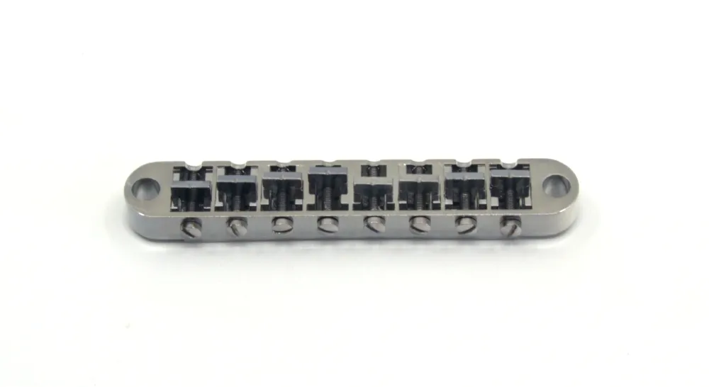 AxLabs KD2BK14C – Kobylka Tune-O-Matic pre 8-strunovú gitaru, Chróm