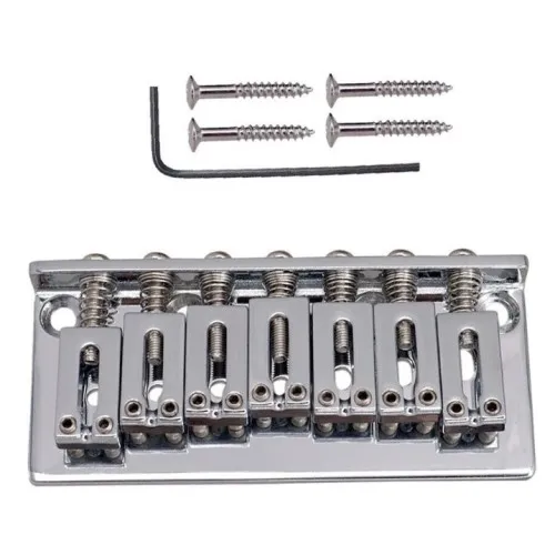 Partsland - Pevná Kobylka Pre 7-strunovú Gitaru, Chróm