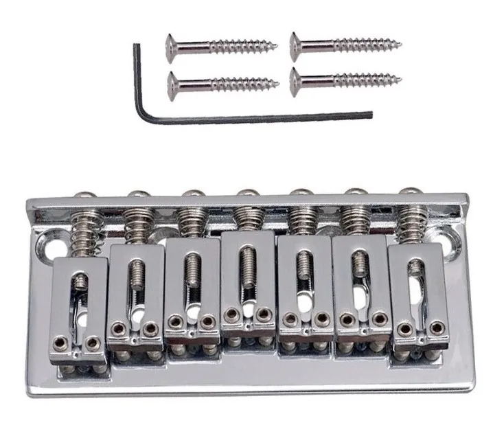 Partsland - Pevná Kobylka Pre 7-strunovú Gitaru, Chróm