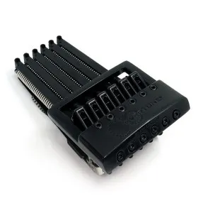 EverTune F-model – Kobylka pre 6-strunovú gitaru, typ Strat Čierna