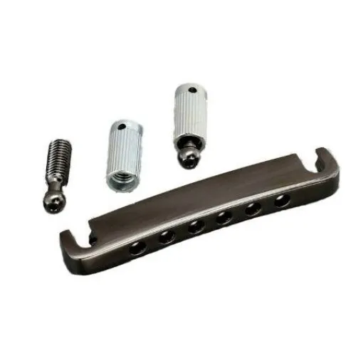 Gotoh 510FA – Duralový strunník pre 6-strunovú gitaru Les Paul, Cosmo Black