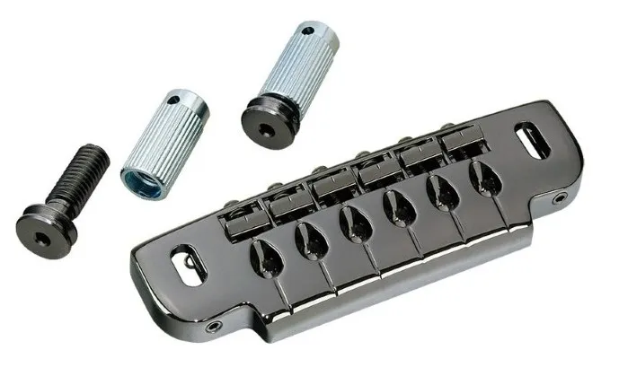 Gotoh 510UB Uzamykateľná kobylka Wrap-around pre 6-strunovú gitaru – Cosmo Black