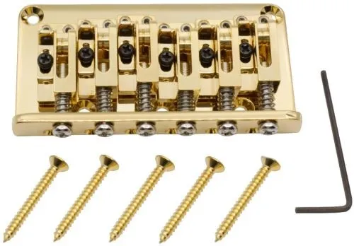 Gotoh GTC-12 Pevná kobylka pre 12-strunovú gitaru typ ST – Zlatá