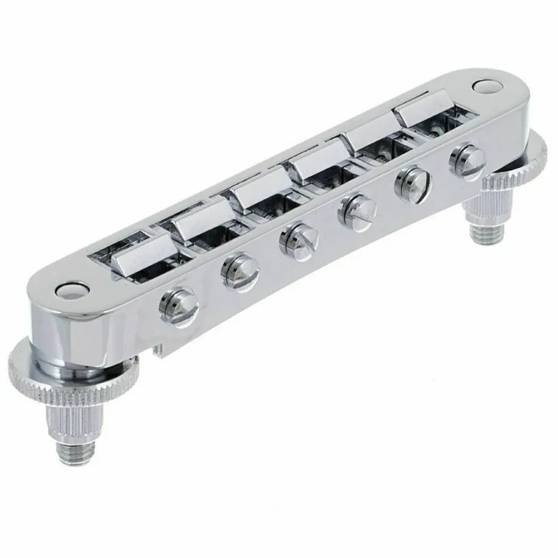 Schaller GTM Kobylka Tune-O-Matic pre 6-strunovú gitaru Les Paul , Chróm