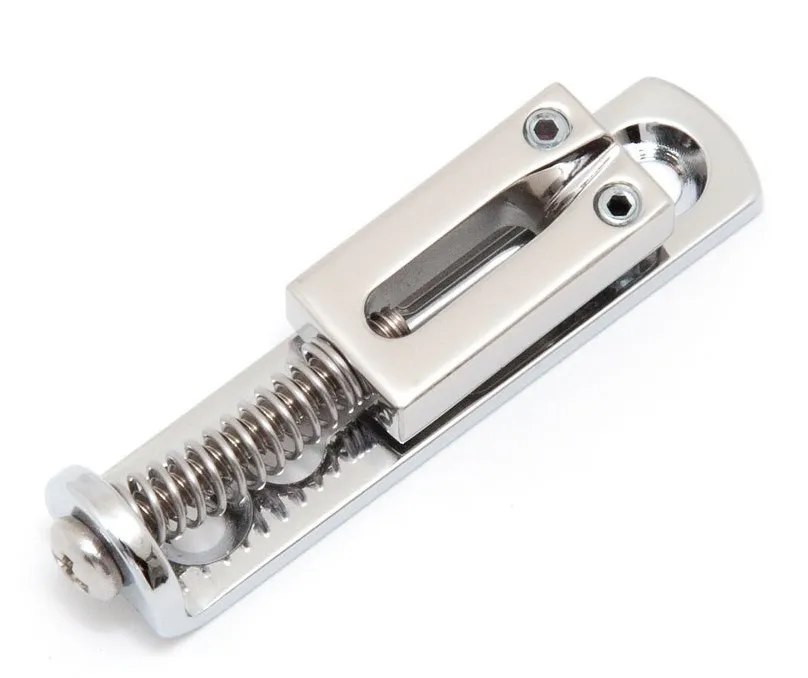 Hipshot 4S100C Solo – Samostatné sedlo pre gitaru, Chróm