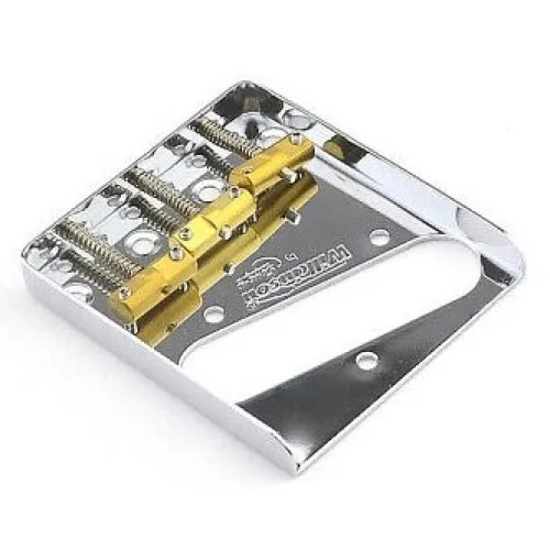 Wilkinson Pevná kobylka pre 6-strunovú gitaru typ Tele, mosadzné kamene – Chrom