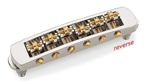 Schaller STM – Valčeková kobylka pre 6-strunovú gitaru Les Paul, Nikel