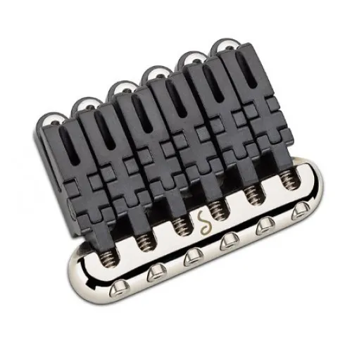 Schaller Hannes Pevná kobylka pre 6-strunovú gitaru typ ST – Chrom