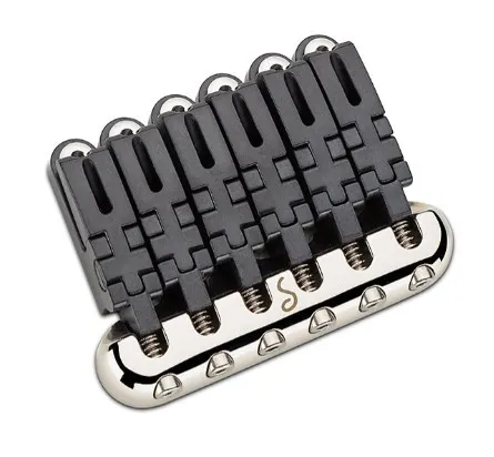 Schaller Hannes Pevná kobylka pre 6-strunovú gitaru typ ST – Chrom