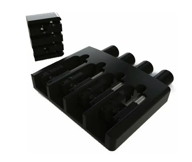 Hipshot – Kobylka pre 4-strunovú Bezhlavovú Basgitaru, Čierna (5H400B-750)