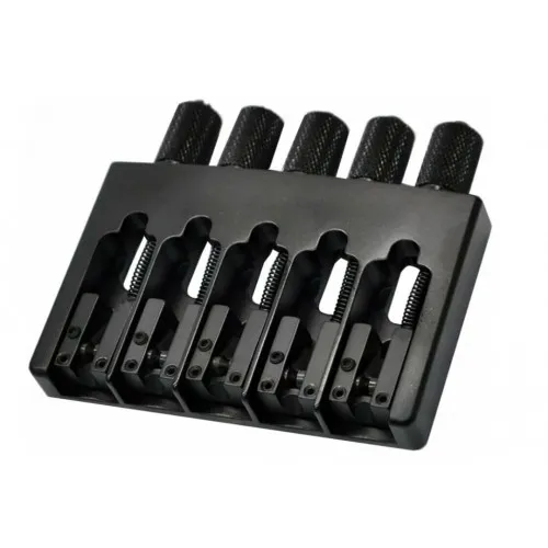 Hipshot– Kobylka pre 5-strunovú Bezhlavovú Basgitaru, Čierna (5H500B-750)