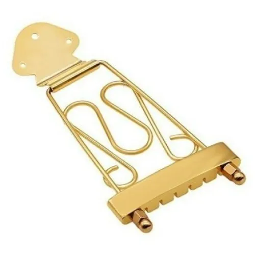 Partsland - Záves Strún Pre 6-strunovú Gitaru Typ Archtop, Zlatý