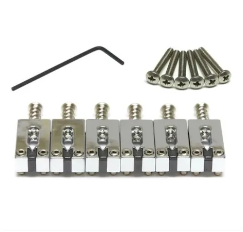 GraphTech PG-8000-0C – String Saver Classics sedlá pre Strat & Tele, Chróm