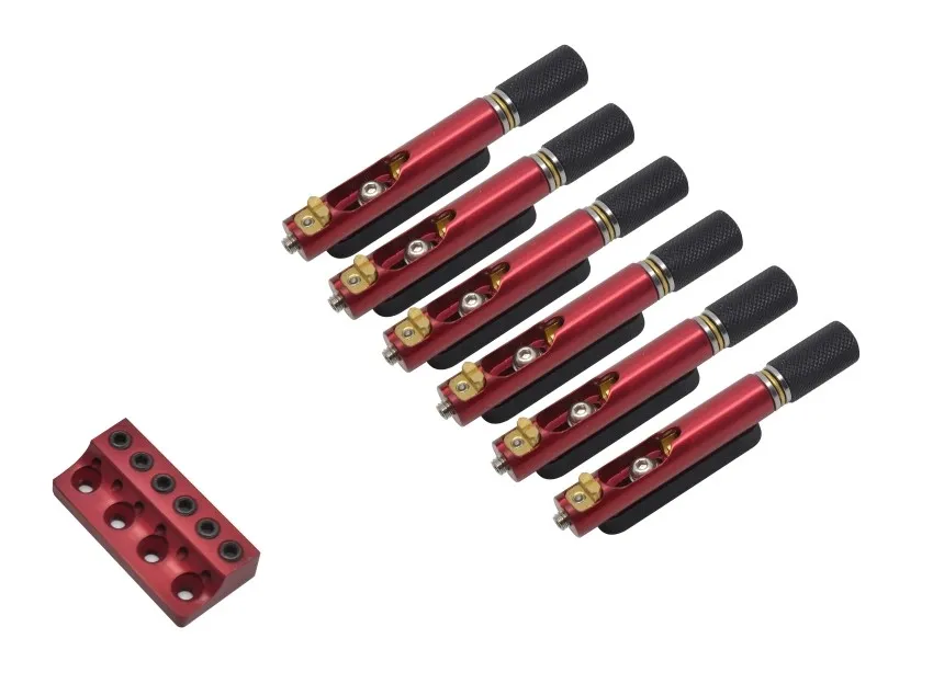 Nova Guitar Parts Sada Ladenia pre 6-strunovú Headless Gitaru Červená