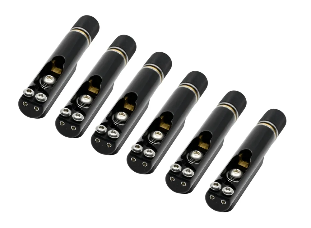 Nova Guitar Parts – Sada sediel pre 6-strunovú Bezhlavovú Basgitaru, Čierna