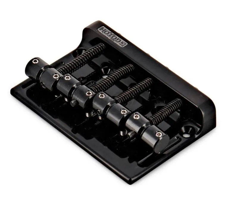 Gotoh GEB 201B Kobylka pre 4 strunovú Basgitaru Čierna