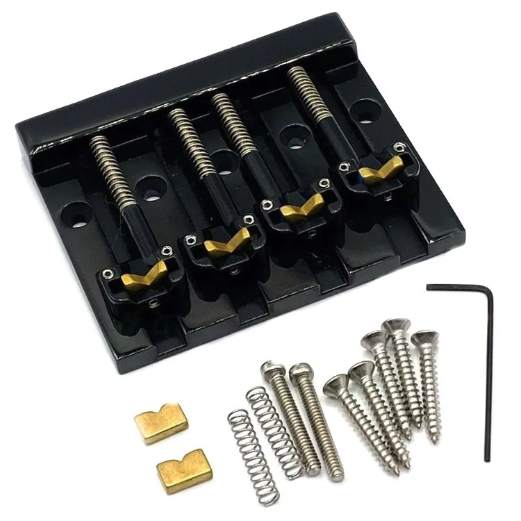 Hipshot – Kobylka KickAss pre 4-strunovú Basgitaru, Čierna (5K400B)