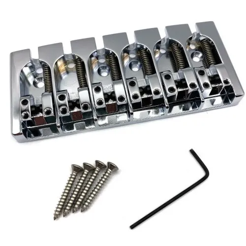 Hipshot – Kobylka A-Style pre 6-strunovú Basgitaru, Chróm (5A600BC-708)